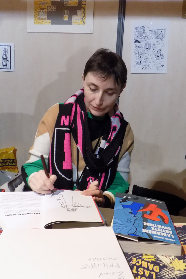 Le Prix Couilles au Cul 2023 pour Victoria Lomasko