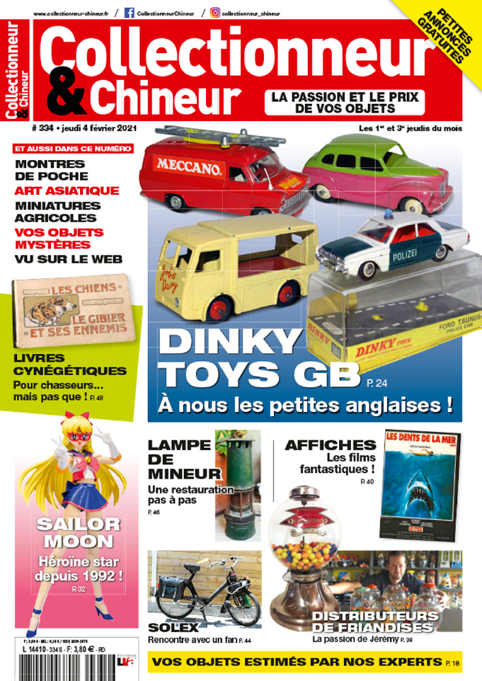 La cote des objets Sailor Moon dans Collectionneur & Chineur n°334 (4 février 2021)