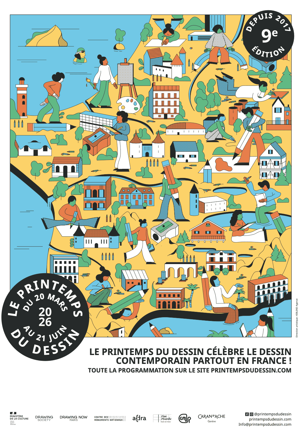 Quand le dessin sort de sa feuille : le Printemps du dessin 2026 essaime partout en France